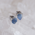 pierce ”petit series”『Sapphire』9月誕生石 天然石 原石アクセサリー