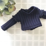 【単品売り】リカちゃん・服＊ネイビーのゆったりリブニット