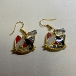 ツギハギねこちゃんお顔ピアス