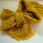 ふんわりモヘアのマフラー