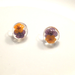こでまりのノンホールピアス オレンジ☆
