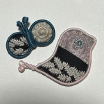 【10月発売分】ミナペルホネン ちょうちょとことりのブローチset 9