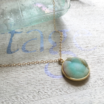  Lagoon Druzy Necklace　14kgf　 ドゥルージー