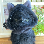 【紅芋さま専用】①カラスのぬいぐるみ　黄色目