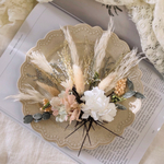 結婚式・卒業式✴︎ ドライフラワー髪飾り　natural color