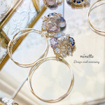 bijou & gold hoop design