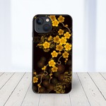 iPhone6 / iPhone6s スマホケース 【 和柄 - 琥珀桜 柄】 ※iPhone5s/Xperia/AQUOS 他機種でも対応可能です