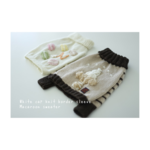 ri＊様専用お買い物ページwhite cap knit border sleeve Macaroons sweater  