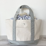 ＊SALE＊　帆布　巾着付き　トートバッグ