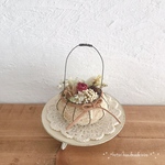 ☆kotoriの気まぐれ作品☆ワイヤー花かご