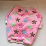 ♡新作犬服オーダー★星柄もこもこボアトップスピンク中型犬小型犬フレブル服パグ服フレンチブルドッグ中型犬小型犬ボストンテリア