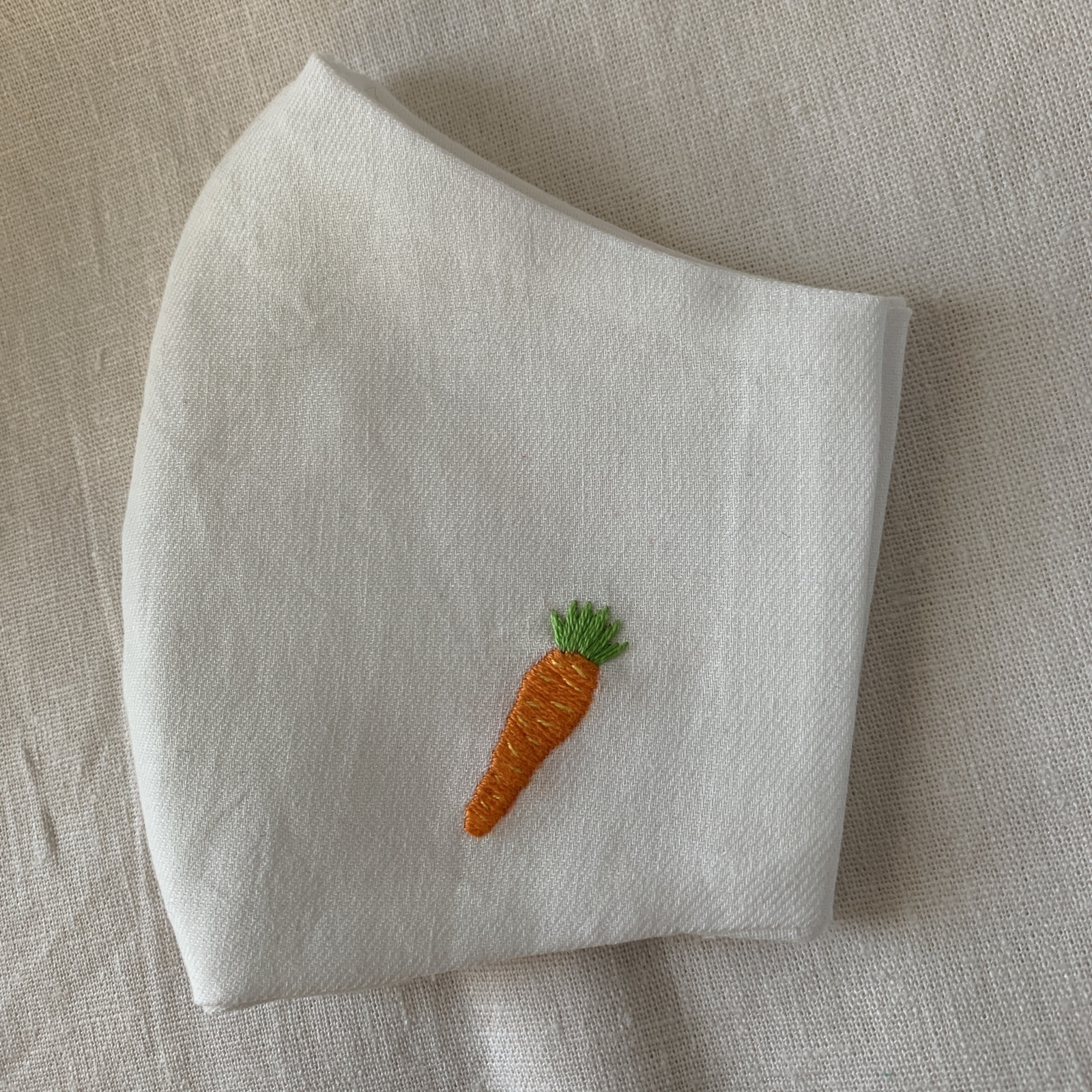 ハンドメイドマスク手刺繍 楽天市場】マスク ジャスミン 手刺繍 布製 Zenma ゼンマ