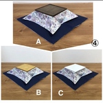 sykys12様専用　こたつ(8cm)セット 1/12 ミニチュア家具 ドールハウス   
