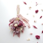 秋色ミックスピンクのスワッグ 𖦞