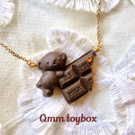 【ネックレス】ぎゅうっと♡チョコくまネックレス