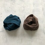 【秋SALE】あったかスヌード・ウール混ニット　裏接結 