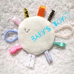 タグ付きシャカシャカ【もこもこ太陽青】