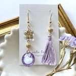 ミニ花ねずみ　ピアス #1