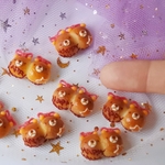 ハロウィンくまさんちぎりパン(加工なし・マグネット)