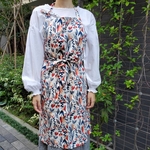 エプロン　北欧風花柄🌼