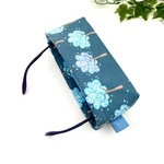 ちょっと置きメガネケース　メガネ置き　ペンケース【水色の木】