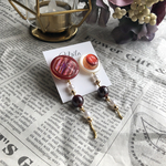 b.8 button gold led chain