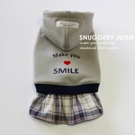 Make you ♥SMILE フードパーカーワンピ
