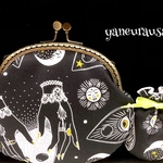 がま口ぽーち Ouija 2点セット　ハロウィン