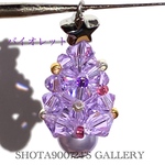 ［再販2］Swarovskiクリスタルクリスマスツリー🎄パープル💜