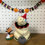 北欧しろくま貯金箱　ラストハロウィン👻雑貨４点セット