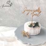 ケーキトッパー Joyeux Noel 12cm  | 木製 | クリスマスケーキ  おしゃれ クリスマスパーティ　クリスマスイブ　メリークリスマス ギフト クリスマス オーナメント 装飾