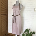 桜色🌸リネンエプロン