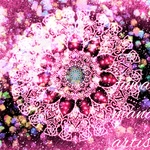 【ツインレイ統合・幸福】愛と光＊唯一無二の高波動曼荼羅エネルギーアート/縁/真実の愛/幸福感/幸運/愛を受け取る/