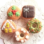 フェイクスイーツ*クリスマスドーナツ*スイーツデコ