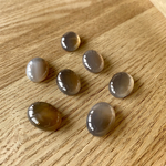 [4個] グレーアゲート天然石カボション　18mm×13mm