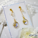 【B13】etoile ハンドメイド ピアス イヤリング フェミニン 