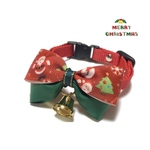 クリスマス限定♪ サンタさん首輪① レッド