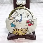 ◆◇おとぎ話♪メルヘンストリーズ♪ラミネート生地♪がま口小銭入れ⑥◇◆