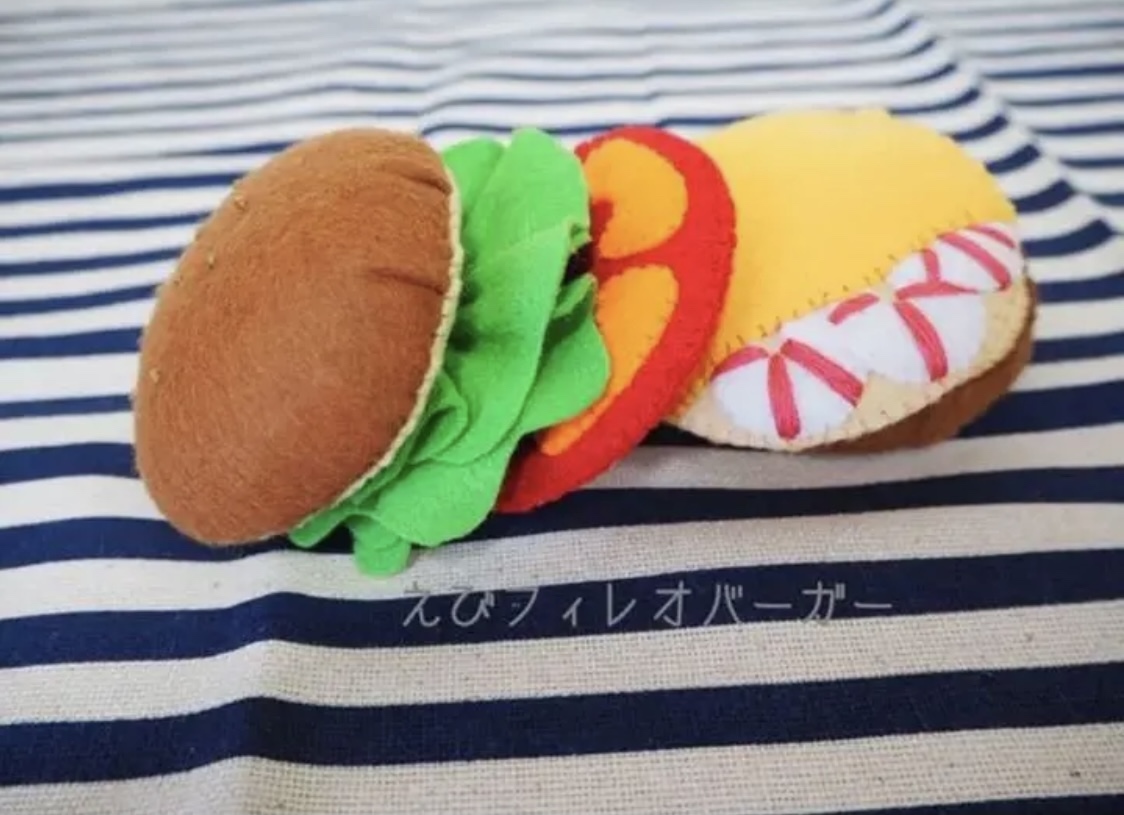 26 フェルトままごと　ハンバーガー　オーダーページ 26 フェルトままごと ハンバーガー オーダーページ 26 フェルト