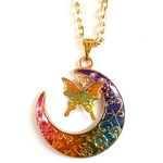 moon♡vivid butterflyネックレス