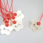 再販　水引飾りのありがとうタグ