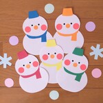 雪だるま　冬　壁面