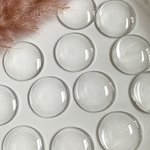 【20個】30mm クリア　ガラスカボション