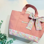 【専用出品】リバティと帆布のトート🍊ミシェルカラフル