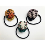 ボタニカル刺繍ヘアゴム