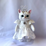 こはるちゃん用　雪のこはる王女ミニドレスセットアップ