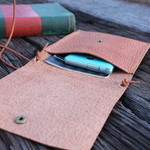 ◇ キャメル＊スマホポシェット＊ 斜め掛け ◇