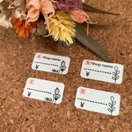 【名入れ】プライスシール　ボタニカルデザインＭ2