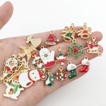 クリスマスチャーム 20個 カン付き パーツ アクセサリートップ ハンドメイド 