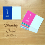 ❤︎マンスリーカード for BABY❤︎【カラフルver.】※仕様変更